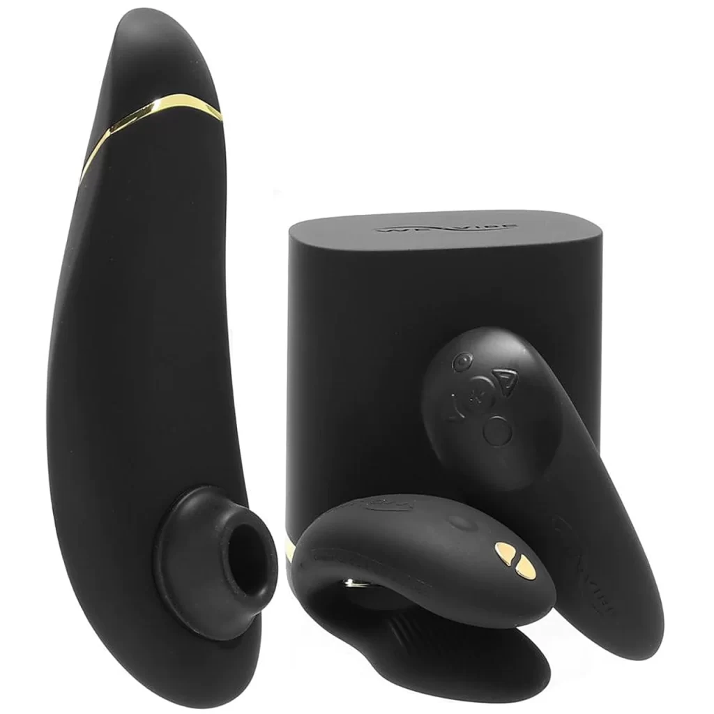 Golden Moments Kit with Womanizer Premium and We-Vibe Chorus
